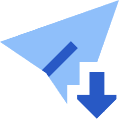 Send Archive Icon from Sharp Flat Set