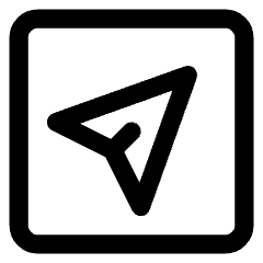 Send Email Square Icon from Core Line Set