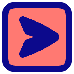 Send Email Square Icon from Plump Pop Set