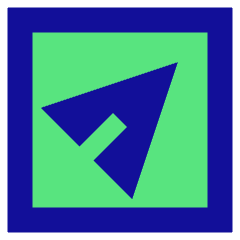 Send Email Square Icon from Sharp Pop Set