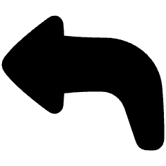 Send Reply Icon from Plump Solid Set