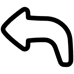 Send Reply Icon from Plump Line Set