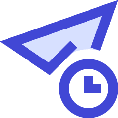 Send Schedule Icon from Sharp Duo Set