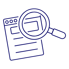 SEO Document Illustration from UX Line Set