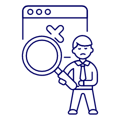 SEO Error 1 1 Illustration from UX Line Set