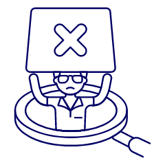 SEO Error 2 4 Illustration from UX Line Set