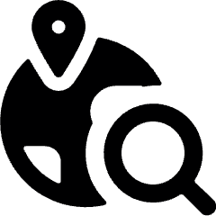 Seo Network Map Icon from Ultimate Bold Set