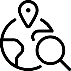 Seo Network Map Icon from Ultimate Light Set