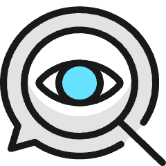 Seo Search Eye Icon from Ultimate Colors Set