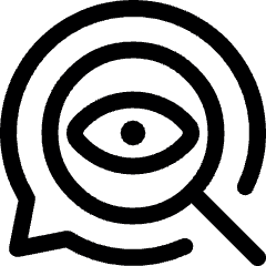 Seo Search Eye Icon from Ultimate Regular Set