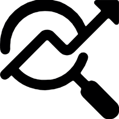 Seo Search Graph Icon from Ultimate Bold Set