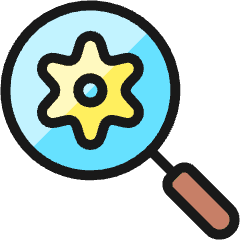 Seo Search Settings Icon from Ultimate Colors Set