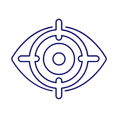View Count Target Illustration from UX Line Set