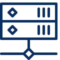 Server Network 1 Icon from Cyber Line Set