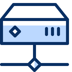 Server Network 3 Icon from Cyber Duotone Set