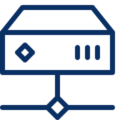 Server Network 3 Icon from Cyber Line Set