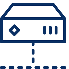 Server Network 4 Icon from Cyber Line Set