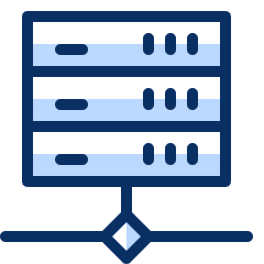 Server Network 5 Icon from Cyber Duotone Set
