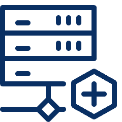 Server Network Add Icon from Cyber Line Set