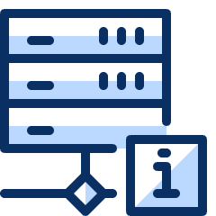 Server Network Information Icon from Cyber Duotone Set