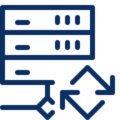Server Network Refresh Icon from Cyber Line Set