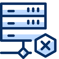 Server Network Remove Icon from Cyber Duotone Set