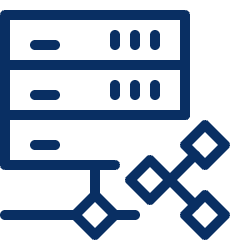 Server Network Share Icon from Cyber Line Set
