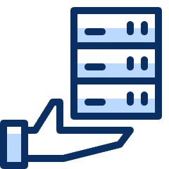Server Share Icon from Cyber Duotone Set