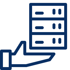 Server Share Icon from Cyber Line Set