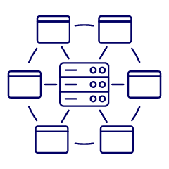 App Servers Illustration from UX Line Set