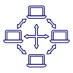 Laptop Connection Illustration from UX Line Set