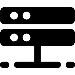 Server 1 Icon from Ultimate Bold Set