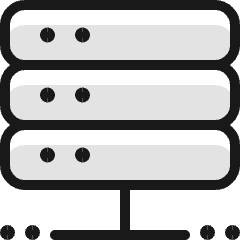 Server 4 Icon from Ultimate Colors Set
