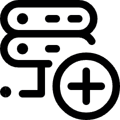 Server Add 1 Icon from Ultimate Regular Set