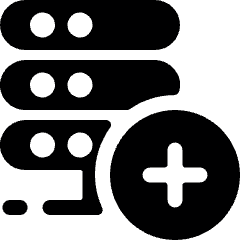 Server Add 1 Icon from Ultimate Bold Set
