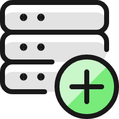 Server Add Icon from Ultimate Colors Set