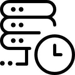 Server Clock 1 Icon from Ultimate Light Set