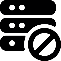 Server Disable Icon from Ultimate Bold Set