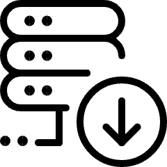 Server Download 1 Icon from Ultimate Light Set