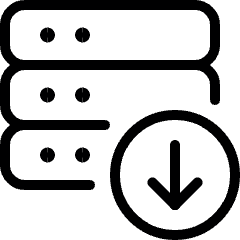 Server Download Icon from Ultimate Light Set