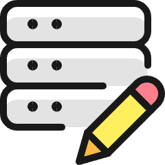 Server Edit Icon from Ultimate Colors Set