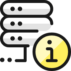 Server Information Icon from Ultimate Colors Set