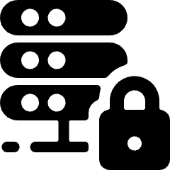 Server Lock 1 Icon from Ultimate Bold Set