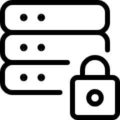 Server Lock Icon from Ultimate Light Set