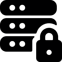 Server Lock Icon from Ultimate Bold Set