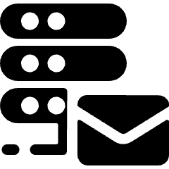 Server Mail Icon from Ultimate Bold Set