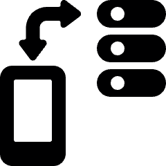 Server Phone Exchange Icon from Ultimate Bold Set