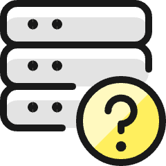 Server Question Icon from Ultimate Colors Set