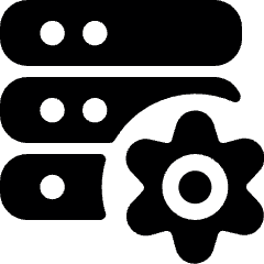 Server Settings Icon from Ultimate Bold Set