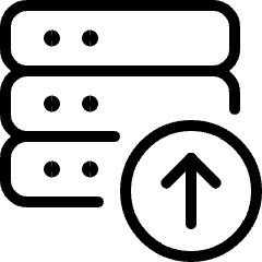 Server Upload Icon from Ultimate Light Set